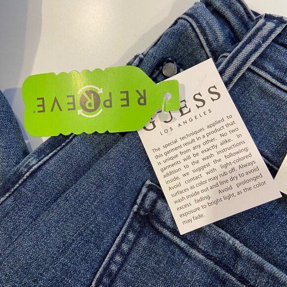 Guess Mid Rise Modern Skinny Avalon Jeans 29x30 Medium Wash Repreve Recycle - Picture 6 of 16